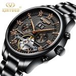 Fashion Stainless Steel Wristwatch Tourbillon Movement High Precision