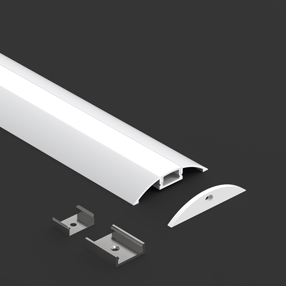 K18 LED Strip Aluminium Profile with W56.8*H11.2mm Size and 6063-T5 Aluminum