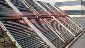 China 2500L Hotel Heating Vacuum Tube Solar Water Heater System Solar Hot Water Collector factory