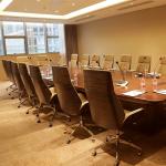 Hotel Meeting Room Furniture Set, Made Of High quality Wood And Leather