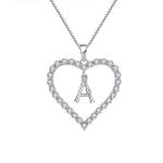 YASVITTI Fine Jewelry Necklace 925 Sterling Silver Heart-Shaped Necklace With A