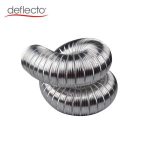 China Deflecto Semi Rigid Aluminum Duct Fire Resistant Diam 350 MM Thickness 150 Mu factory