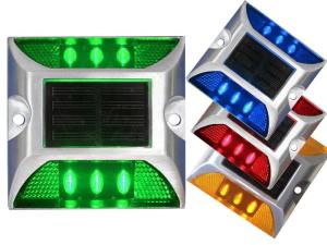 China IP67 Waterproof Roadway Safety Solar Powered LED Cat Eye Reflective Road Stud Solar Road Stud factory