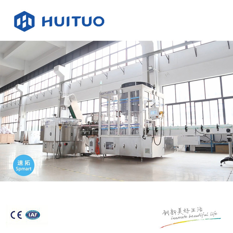 Automatic pump filling and capping machine for bath foam and shampoo