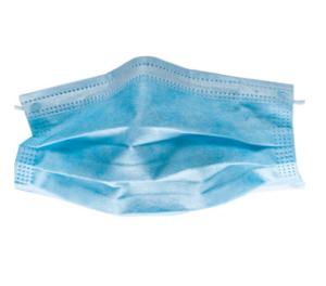 China Blue White Disposable Face Mask Antibacterial High Level Protection factory