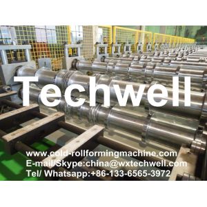 Galvanized Steel Floor Deck Roll Forming Machine for Making Steel Structure