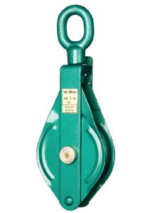 China Industrial Manual Lifting Equipment Single Sheave Snatch Block 5 Ton With Eye factory