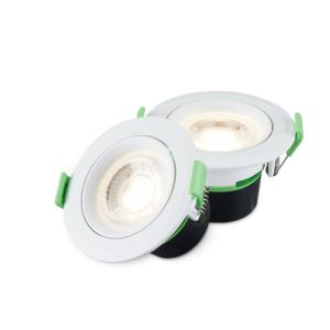 China IP44 SMD 6W Dimmable LED Downlights 220V-240V Tiltable Waterproof factory