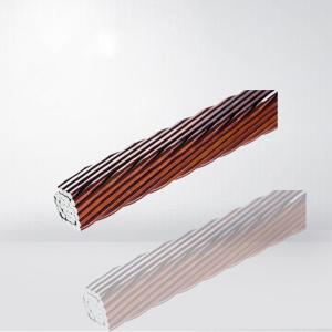 China Enamelled Copper Litz Wire Copper Magnet Wire Temperature 130 - 220 High Cut Through factory
