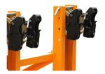 DG1500D Forklift Mounted Rubber-belt Drum Grabber 900mm Straddle Length Load
