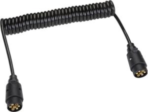 China Composite Spiral Trailer Light Cable Wiring Harness With Plastic Plug factory