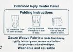 Unisex 6 Ply Cotton Gauze Diapers , 5 Pack Prefold Cloth Diapers Custom Color