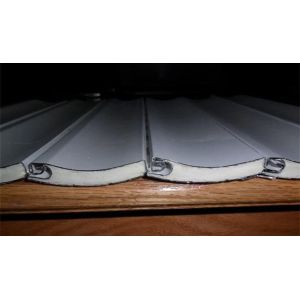 Automatic 77mm PU Foam Rolling Shutter Slat Cold Roll Former Machine With