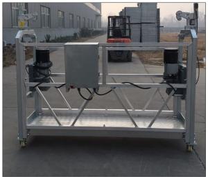 China Indonesia galvanized steel 6 meters ZLP630 motorized temporary gondola for building cleaning factory
