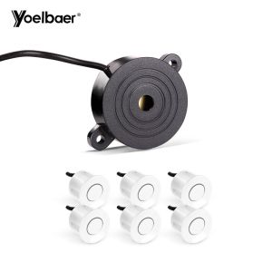 Six Sensors Car Reversing Aid System Anti Freeze Rain Proof Plastic Material
