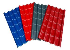 China Red Grey Blue Pre Painted Corrugated Sheet DX51D SGCC Slip Resistance For Roofing factory