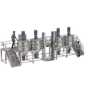 China 0~5400rpm Fast Speed Dishwashing Liquid Mixer Machine Mirror Polished factory