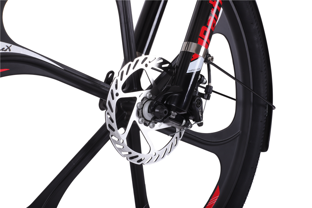 26 inch Rear Hub Motor 24 Speed Mountain Electric Bike With Double Disc Brake 48V 350W