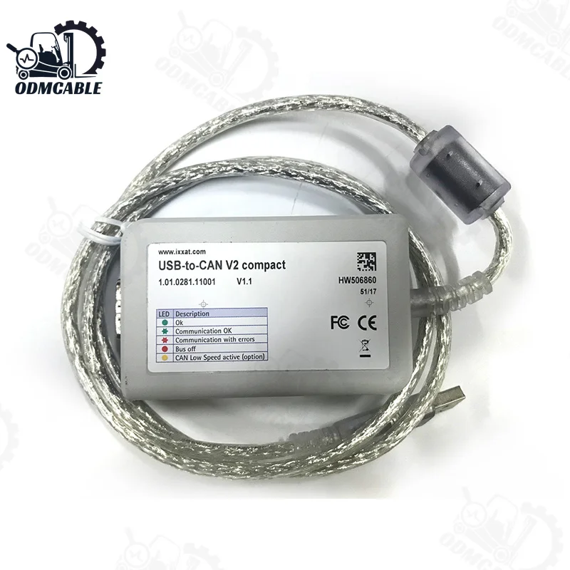 2.74 For MTU (USB-to-CAN) New version Diagnostic software COMPACT IXXAT Truck Diagnostic tool Diesel engine scanner tool