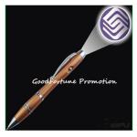 promotional logo Custom metal projection pen with twist mechanism business gifts