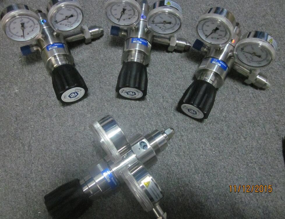 Low Pessure 500psi Nitrogen Adjustable Argon Dual Stage Pressure Regulator
