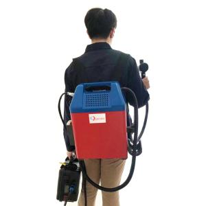 China 100W Lithium Battery Fiber Laser Cleaning Machine Rust Remal For Metal Stone Wood factory