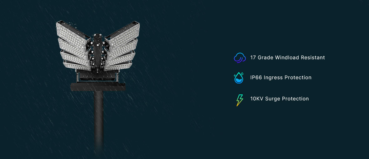 IP65 Waterproof High Power LED Flood Lights 5050 LEDs And Wide Voltage Input Range