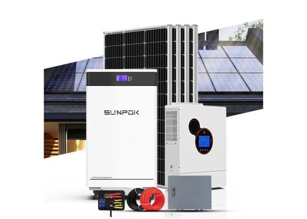 Residential Use Solar Energy System 3Kw 10Kw 15Kw 20Kw 30Kw Hybrid Solar Panel