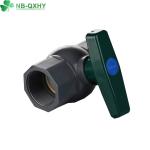 Dark Green Handle Duluex Octagonal Ball Valve for Industrial Usage in Swimming