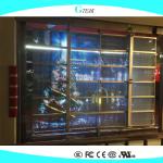 See through transparent led display window advertising