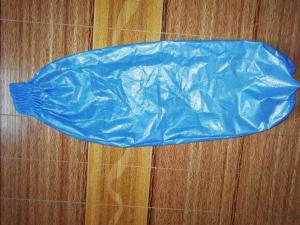 China Anti Liquid Ddisposable Plastic Arm Sleeves Sms Non Woven With Pe Coated Oversleeves factory