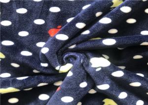 China One Side Print Spandex Velvet Fabric Warp Knitting Polyester Super Soft factory