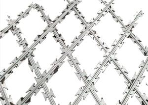 China 100*200mm Mesh Size Concertina Barbed Tape Ss316 304 Stainless Steel Welded factory