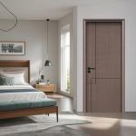 Wood Grain Surface Finishing WPC Honeycomb Door Effective Insulation For Optimal