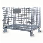 Efficient Heavy-Duty Warehouse Storage Cages for Industrial Logistics - Foldable