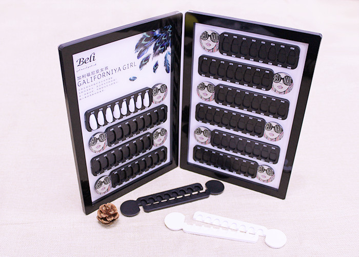 Art Club Gel Nail Piece Display Card Plastic Board As Tool For Manicure Shop