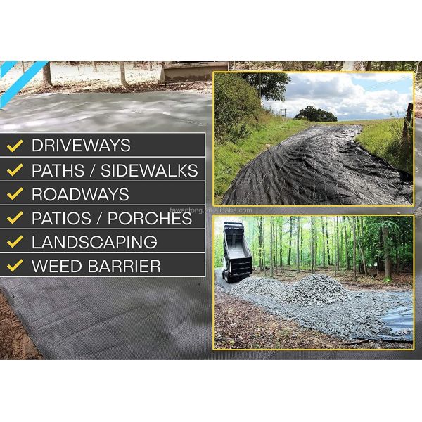 Polyester UV Treated Woven PP Geo Fabric Geotextile for Canada Environmental Projects