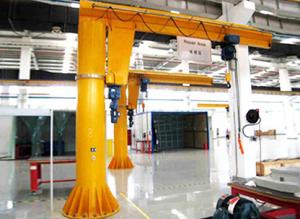 China 360 Slewing fixed column 0.5t -5t customized eady operated cantilever jib crane factory