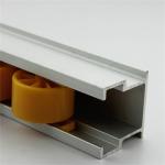 Yellow JY 2045A PP Plastic Roller Track 6063 Aluminum Material