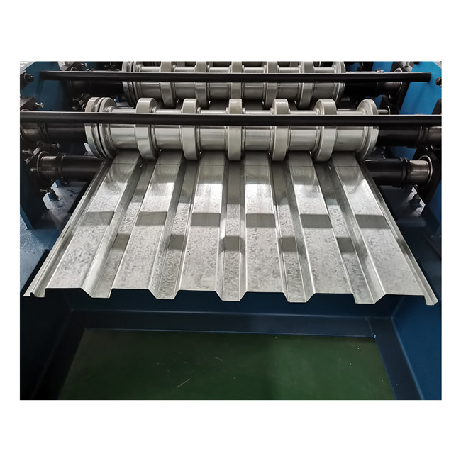 building Roof Deck Roll Forming Machine PLC Control CE ISO certification