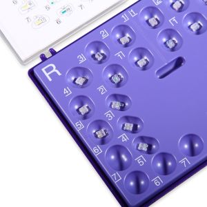 Monocrystalline Sapphire Teeth Braces Mini Roth 0.022" 3hooks Size Comfortable