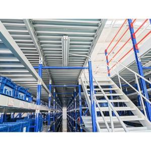 China E-commerce and Chemical Plant Warehouse Bolted Mezzanine Shelving Rack with 500kg Load factory