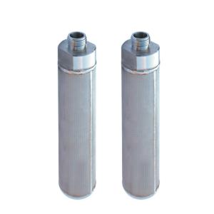 China SS316L Sintered Filter Cartridge , 15mm Candle Filter Element factory