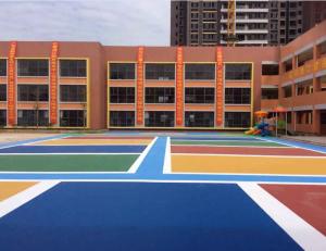 China Kindergarten Outdoor Playground Epdm Rubber Granules Flooring Materials factory