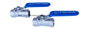 China Stainless Steel 1 PC Ball Valve Standard Port 1/4 NPT Female To Female factory