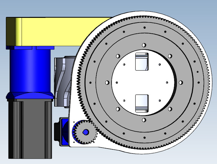 5KW AGV Rubber Heavy Duty Robot Wheels Motor Steering Wheel