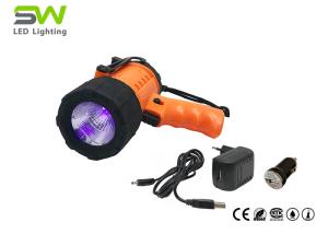 China Waterproof Floatable 395NM 3W UV LED Rechargeable Spotlight factory
