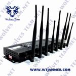 3G 4G 5G GSM Lojack Mobile Phone Blocker AC100V 35W GPS VHF UHF Jammer