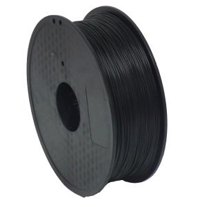 China Black PETG Metal Filled 3D Printer Filament 1.75 mm 2.2 lbs factory