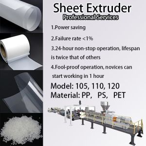PP Sheet Extruder Energy-Saving and Environmentally Friendly Plastic Machine